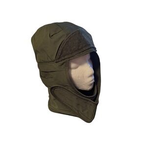 Authentic Military Aviator Hat Earflap Army Green Velcro Strap Cap Liner